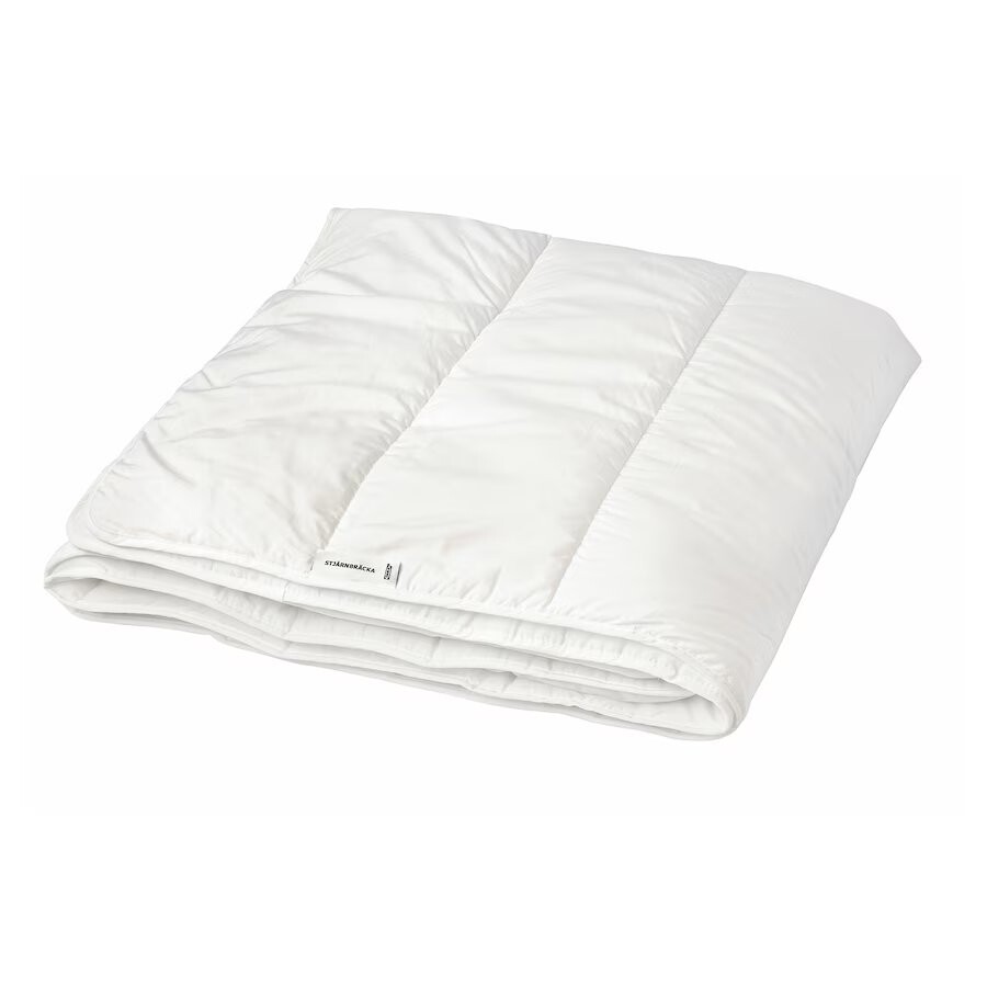

Одеяло Ikea Stjarnbracka лёгкое тёплое 140x200, белый