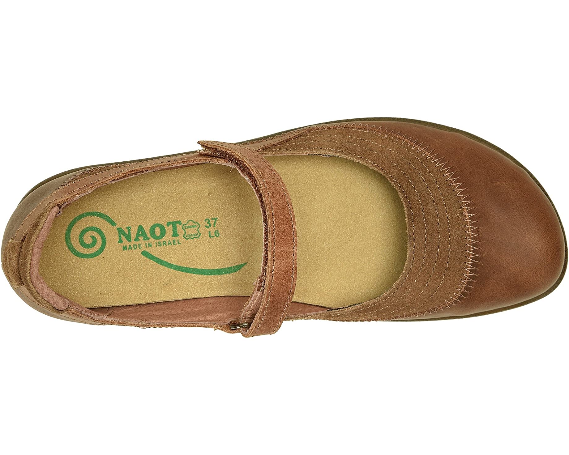 Туфли на плоской подошве Kirei Naot, коричневый туфли на плоской подошве kirei naot коричневый