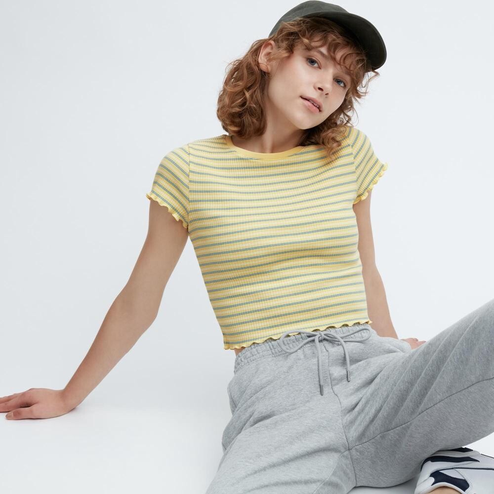 

Футболка хлопковая Uniqlo, желтый
