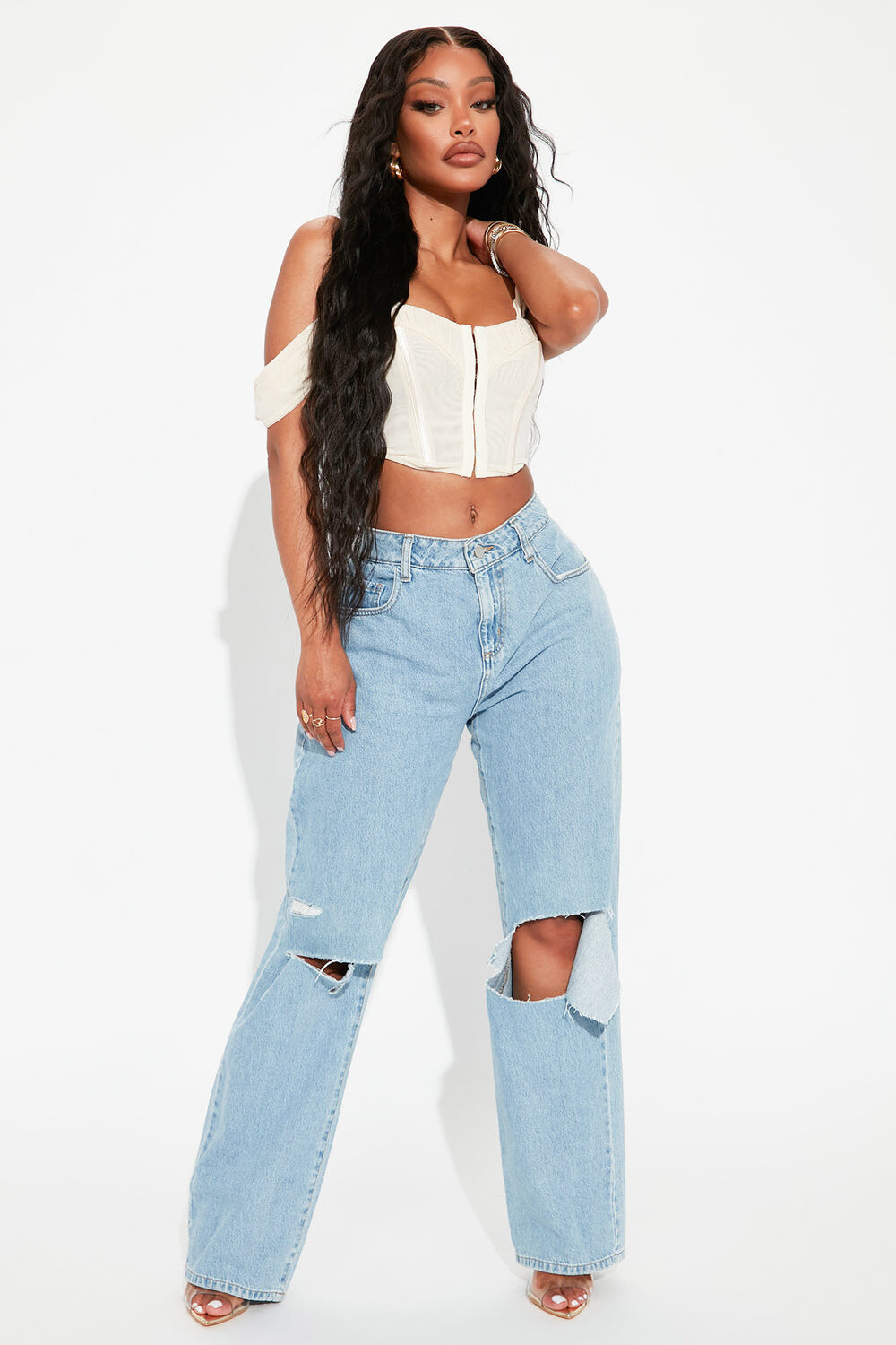 

Джинсы Fashion Nova ZD7049MSLJC, синий