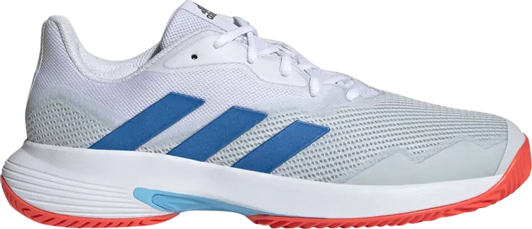 

Кроссовки Adidas CourtJam Control 'White Blue Tint Red', синий