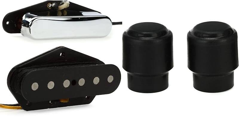 

Набор звукоснимателей Fender Custom Shop '51 Nocaster Tele, состоящий из 2 предметов, с насадками Fender Road Worn Telecaster Top Hat Switch 0992109000=1 0997217000=1