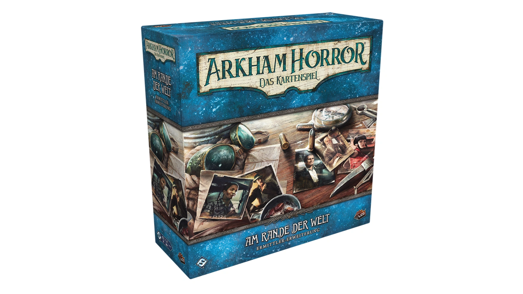 книга hobby world ужас аркхема повесть глубинные врата Fantasy Flight Games Ужас Аркхема: LCG На краю света Investigator Expansion DE