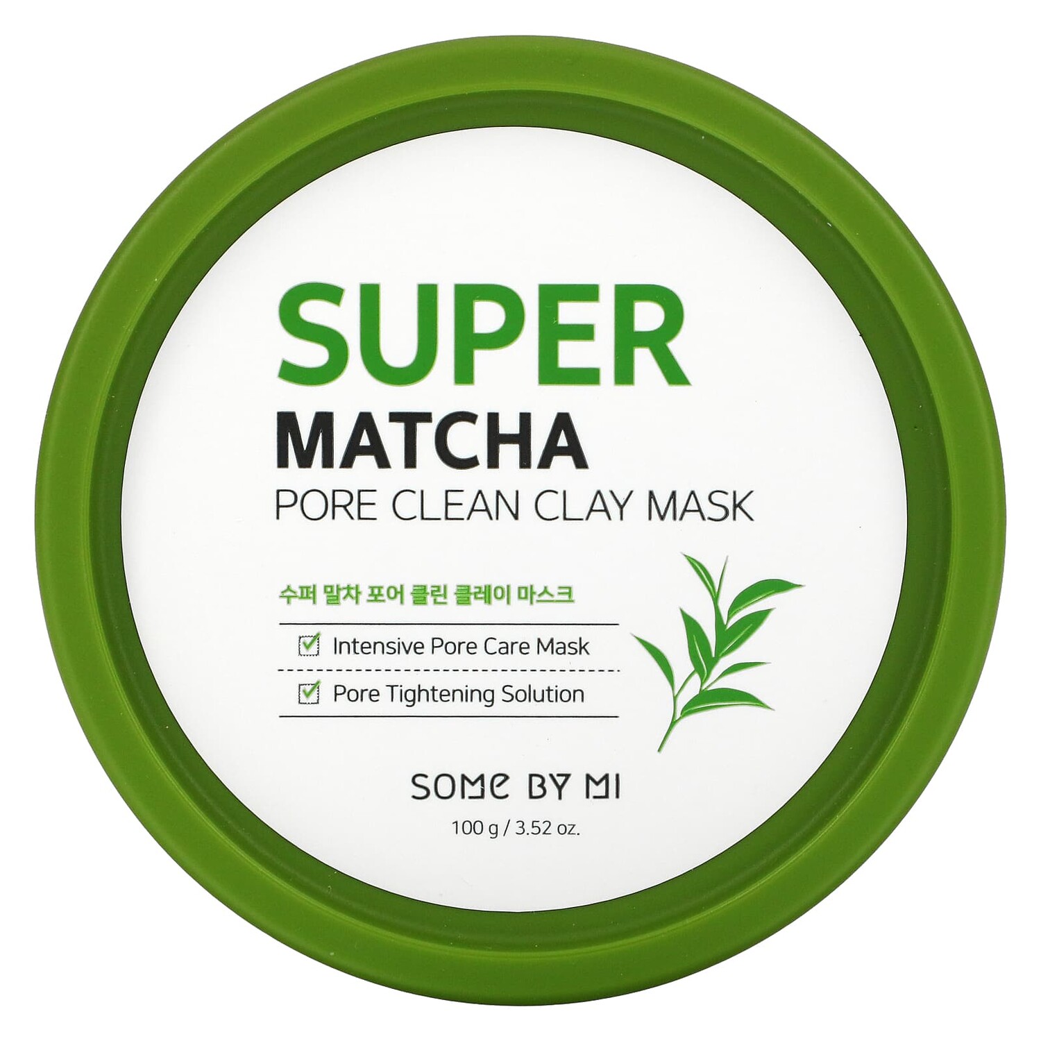 

Супер-Матча, очищающая бьюти-маска из глины, 100 г (3,52 унции), SOME BY MI
