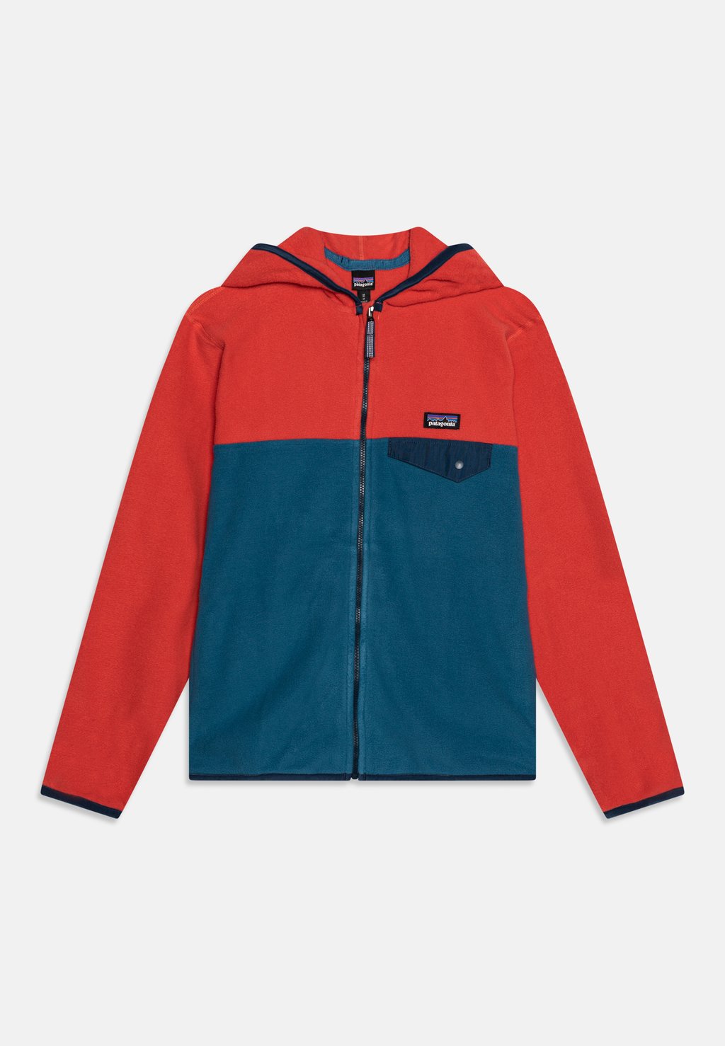 Флисовая куртка SNAP UNISEX Patagonia, цвет wavy blue/sumac red