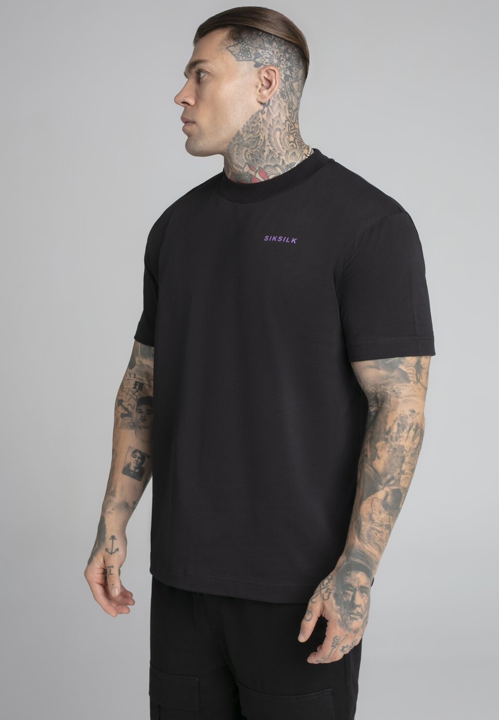 

Футболка с принтом Limited Edition SIKSILK, черный