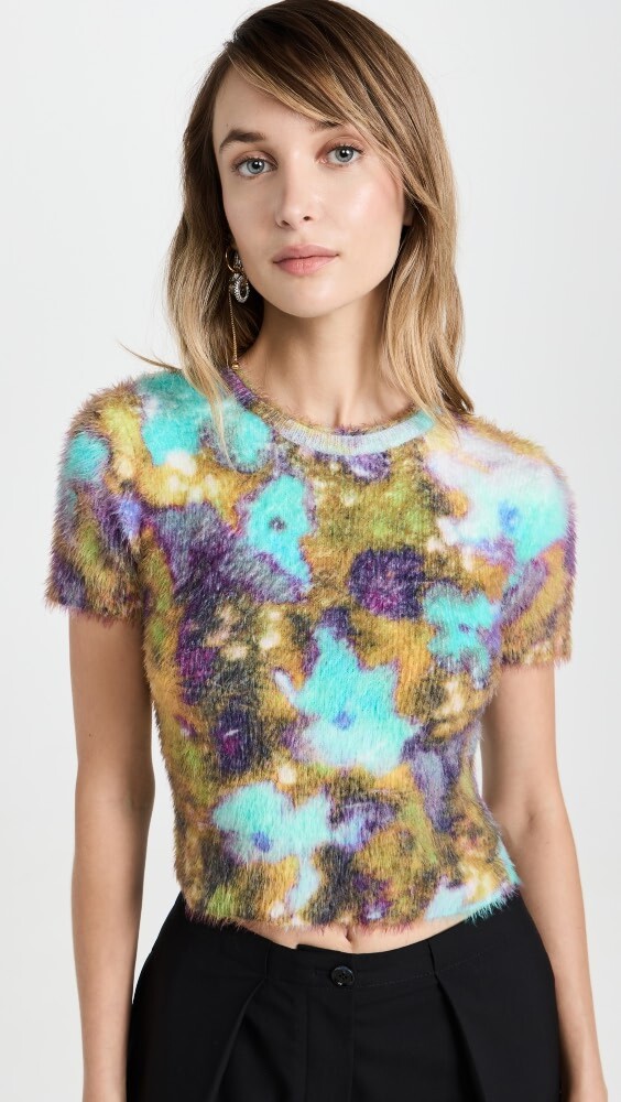 

Футболка Acne Studios Fluffy Floral