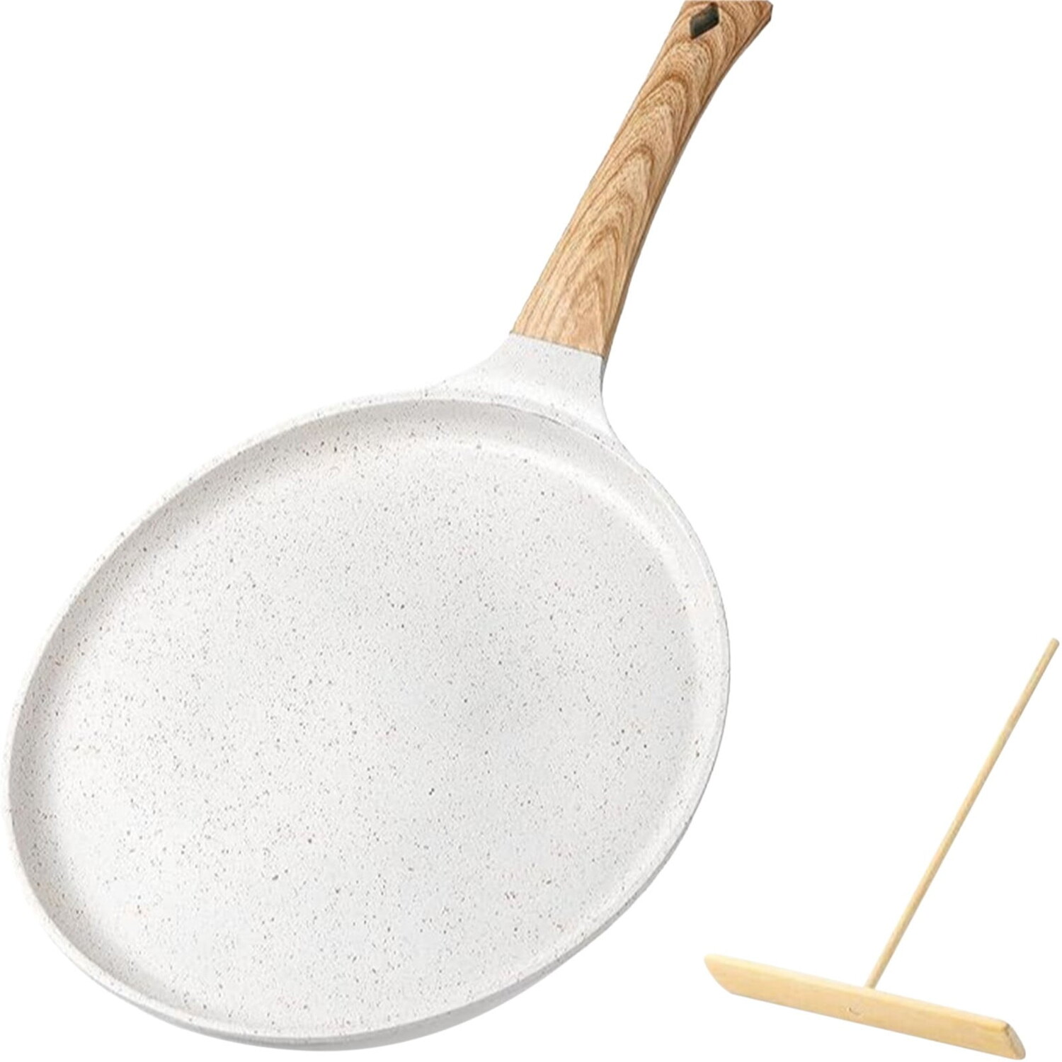 

Сковорода для блинов Motao Clearance Onstick 9,5 дюймов, белый
