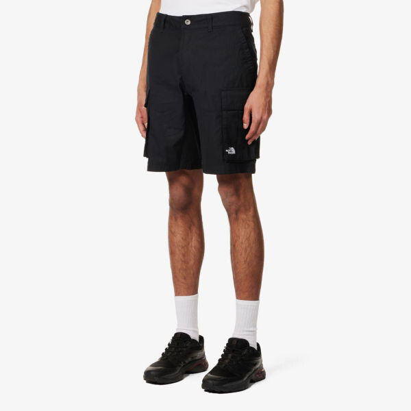 

Хлопковые шорты карго antiline с фирменной вышивкой The North Face, черный
