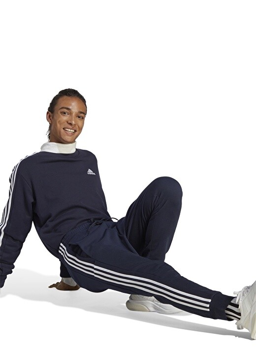 

Нормальные темно-синие - белые мужские спортивные штаны Adidas
