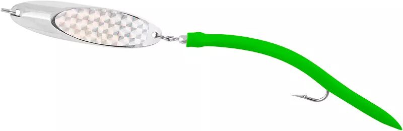 Рыболовная приманка Tsunami Shockwave Spoon, серебряный/зеленый