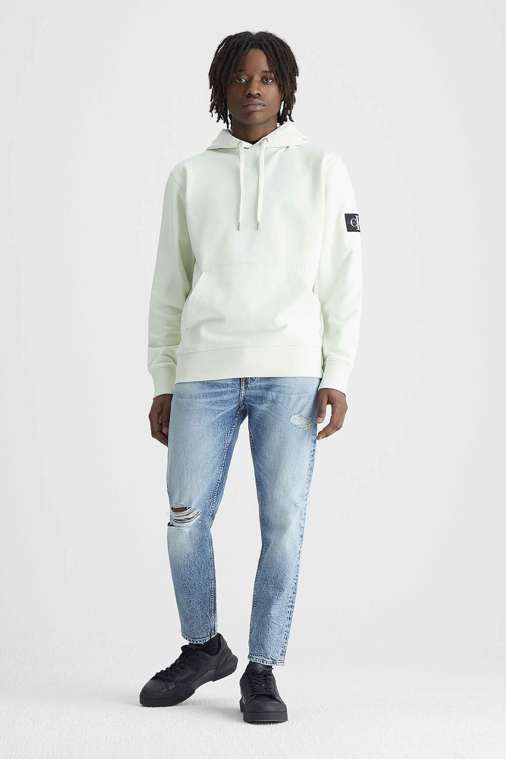 

Толстовка - Зеленый - Классический крой Calvin Klein, зеленый
