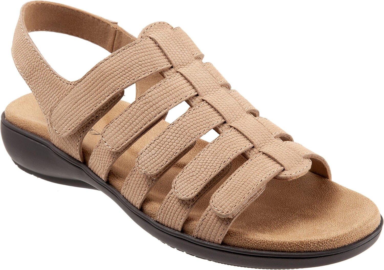 

Сандалии на плоской подошве Tiki Trotters, цвет Sand Nubuck Leather