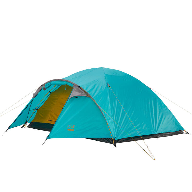 Палатка-иглу Топика на 4 человека с куполом для треккинга, кемпинга, легкий вестибюль GRAND CANYON, цвет blau
