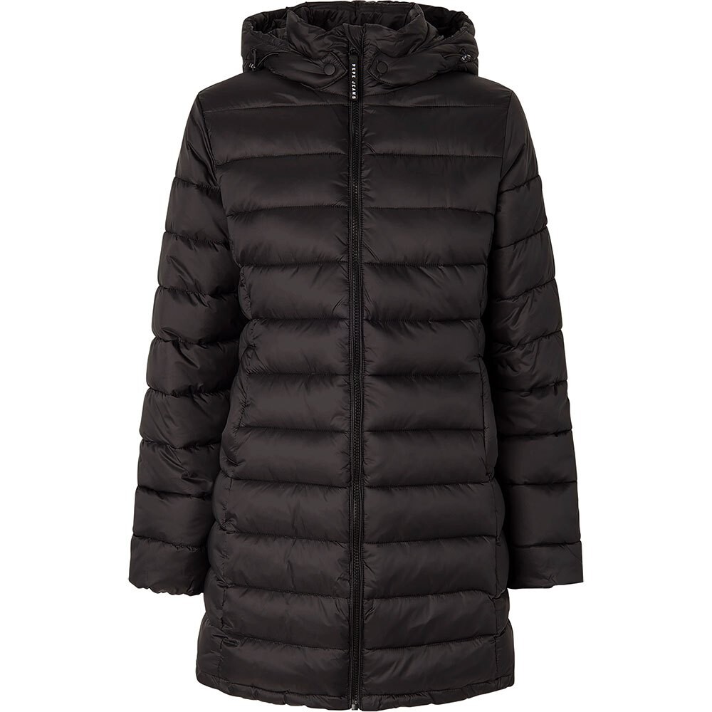 

Куртка Pepe Jeans Maddie Long Puffer, черный