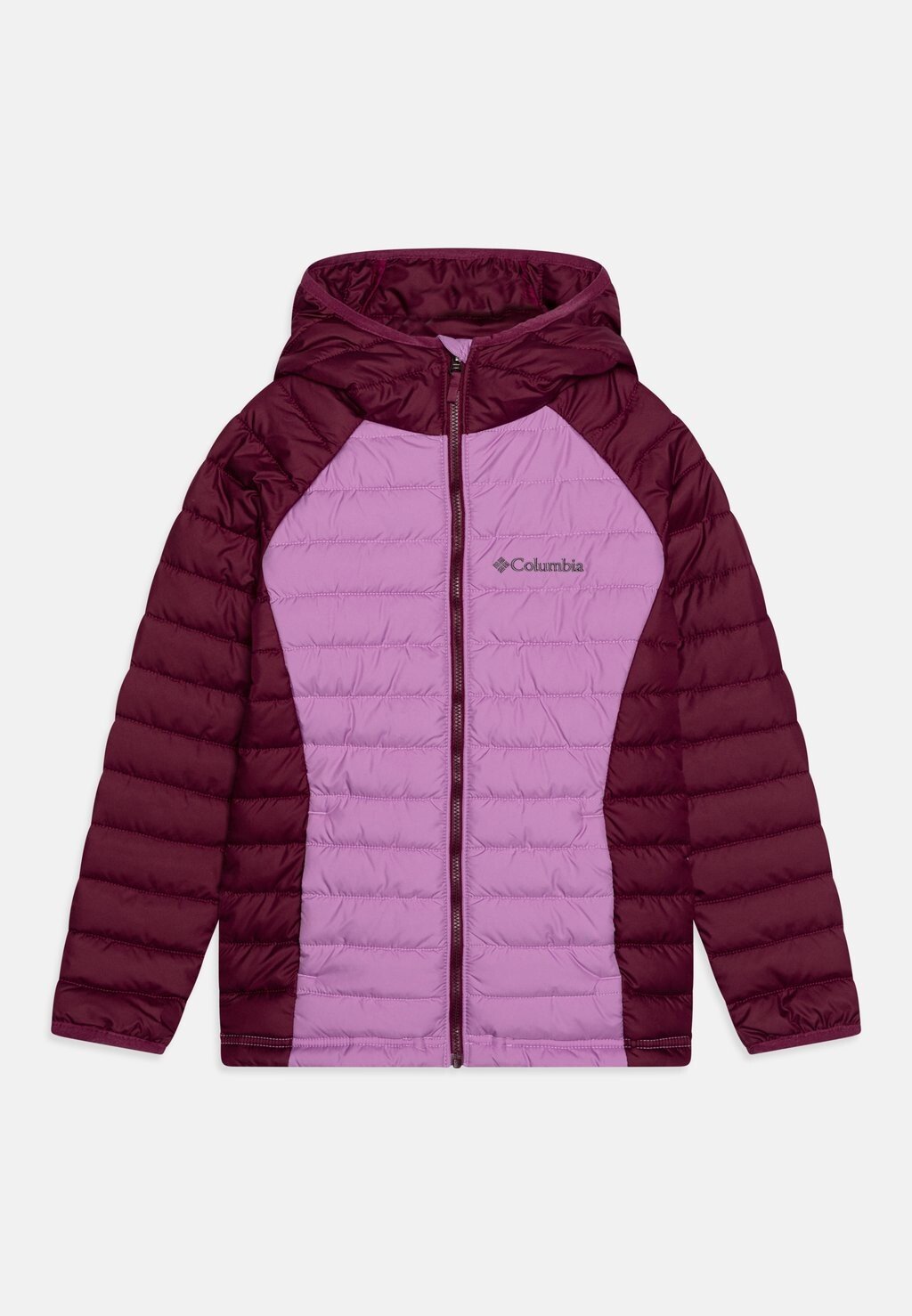 

Куртка для сноуборда Powder Lite Girls Hooded Columbia, цвет gumdrop/marionberry