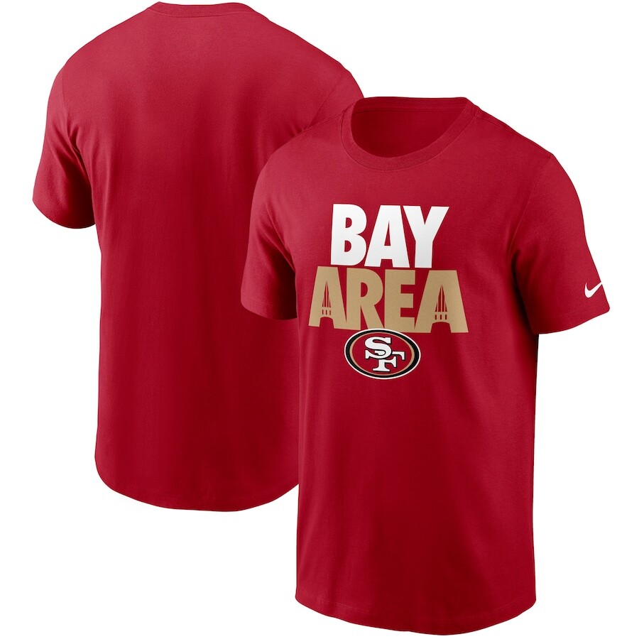 

Футболка с коротким рукавом Nike San Francisco 49Ers, алый