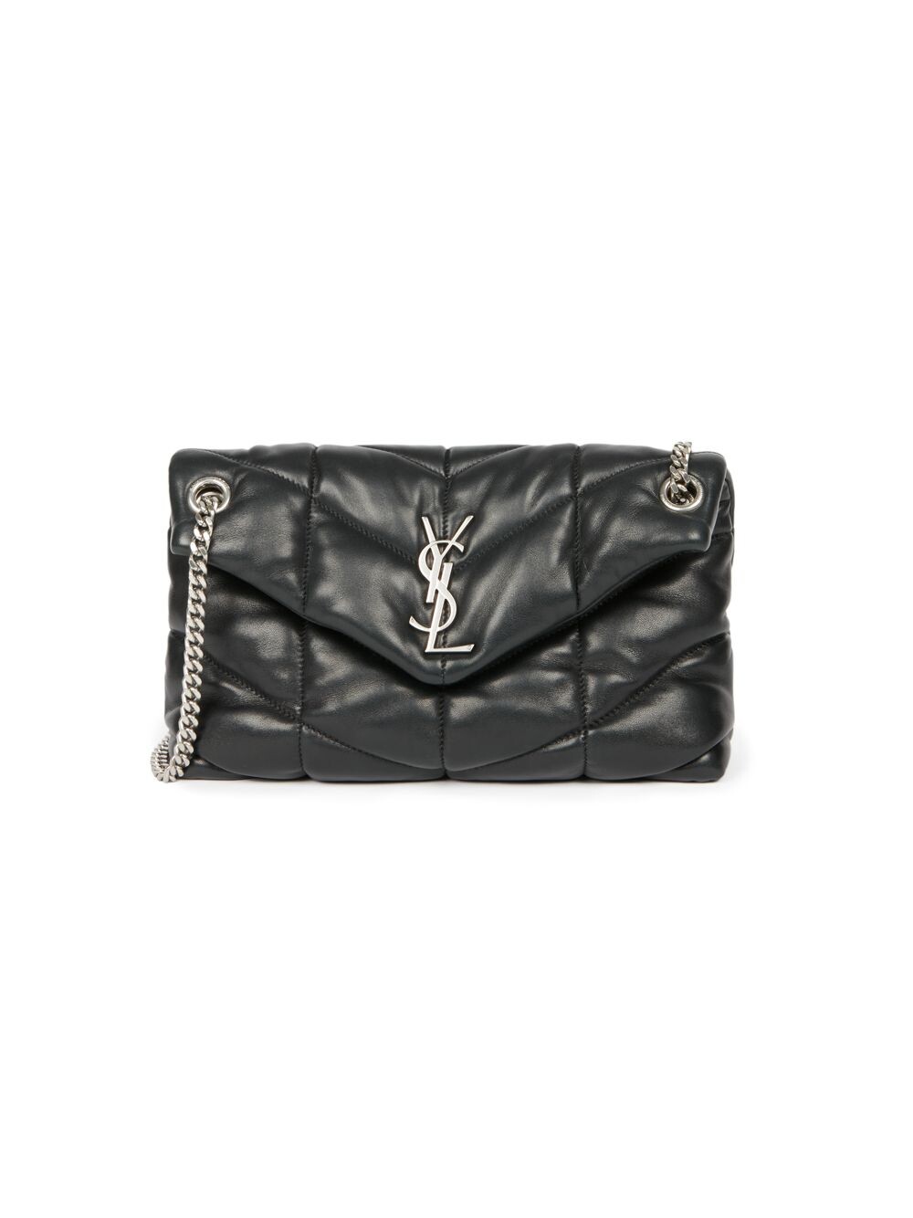 

Маленькая сумка через плечо из пуховой кожи Saint Laurent