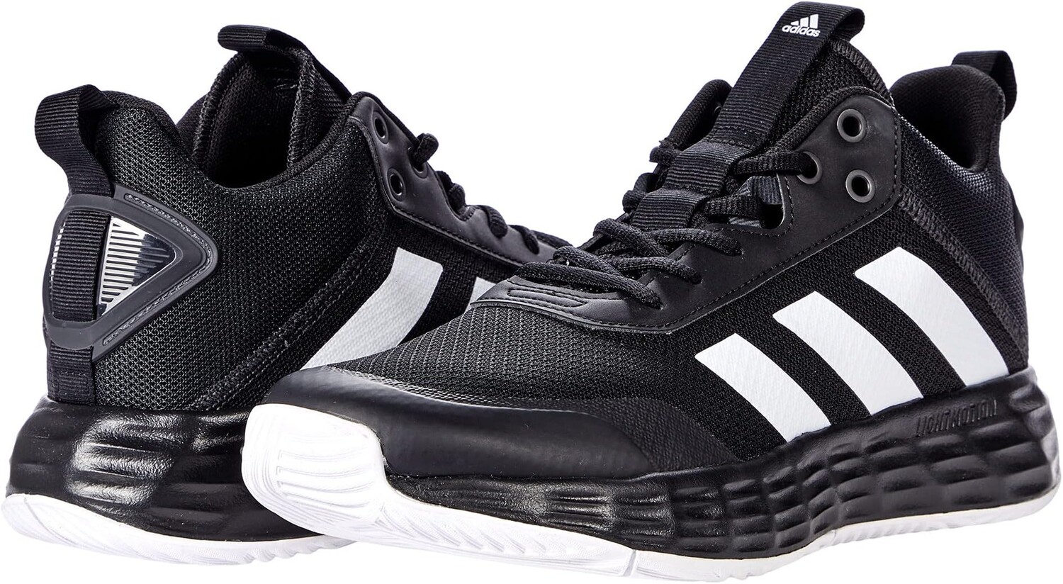 

Кроссовки Own The Game 2.0 Basketball Shoes adidas, цвет Black/White/Carbon