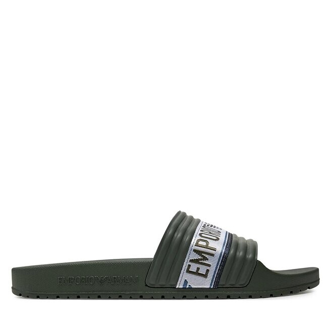 

Шлепанцы Emporio Armani XVPS06 XN999 T636 Military+White Avio, хаки