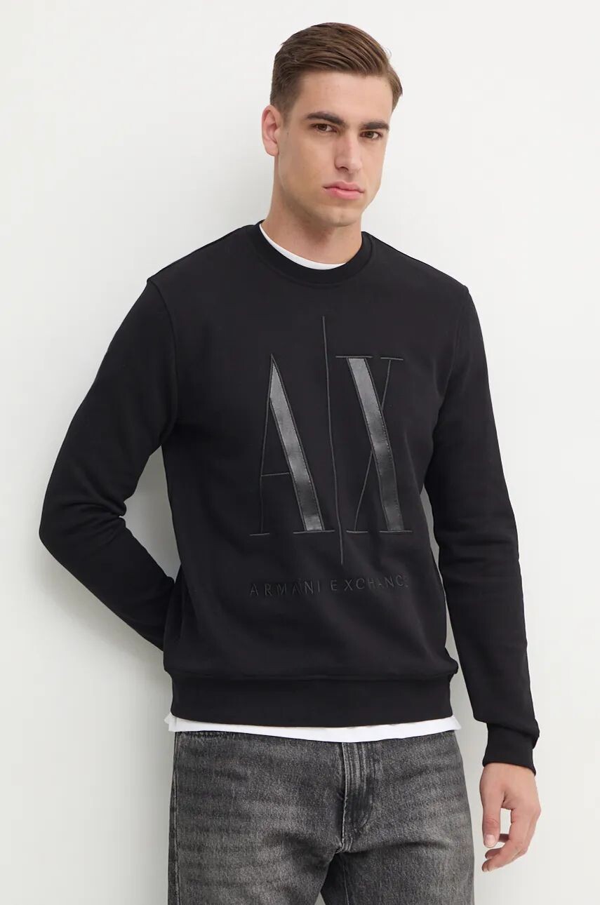 

Толстовка Armani Exchange из хлопка, черный