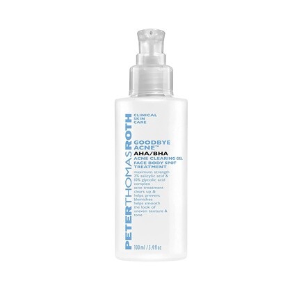 

Очищающий гель Goodbye Acne Aha/Bha, 3,4 жидких унции, Peter Thomas Roth