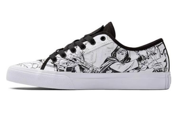 

Кроссовки DC Shoes Skateboarding Shoes Women's Low-top White/Black, белый