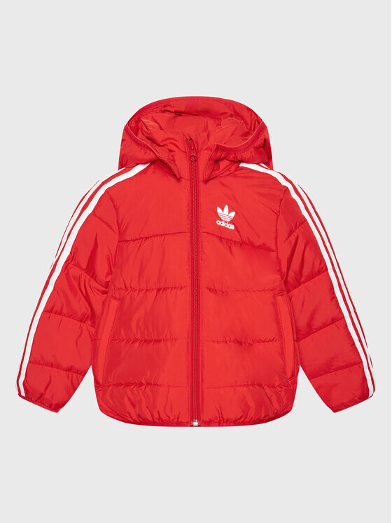 

Пуховик стандартного кроя Adidas, красный