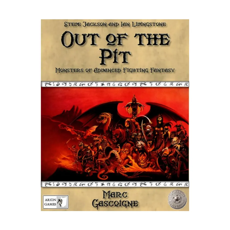 

Out of the Pit - Monsters of Advanced Fighting Fantasy w/PDF (2nd Edition), Advanced Fighting Fantasy (2nd Edition), мягкая обложка