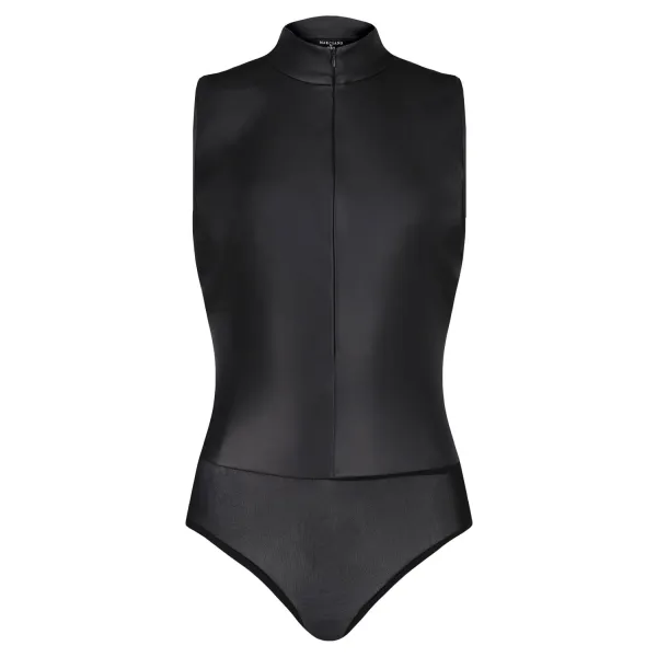 

Тонкое подтянутое боди Marciano Guess, черный