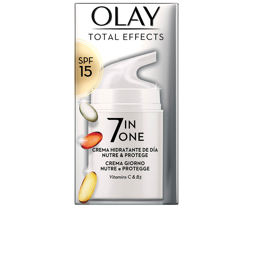 Крем против морщин Total effects anti-edad hidratante spf15 Olay, 50 мл olay cleanser face wash total effects 7 in 1 exfoliating 3 4 fl oz 100 g