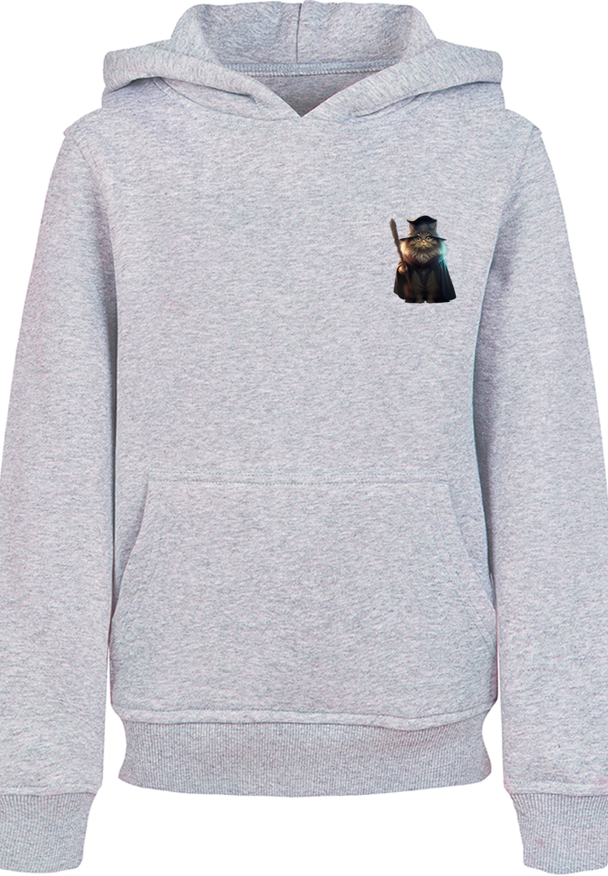 Пуловер F4NT4STIC Hoodie Wizard Cat HOODIE UNISEX, цвет grau meliert