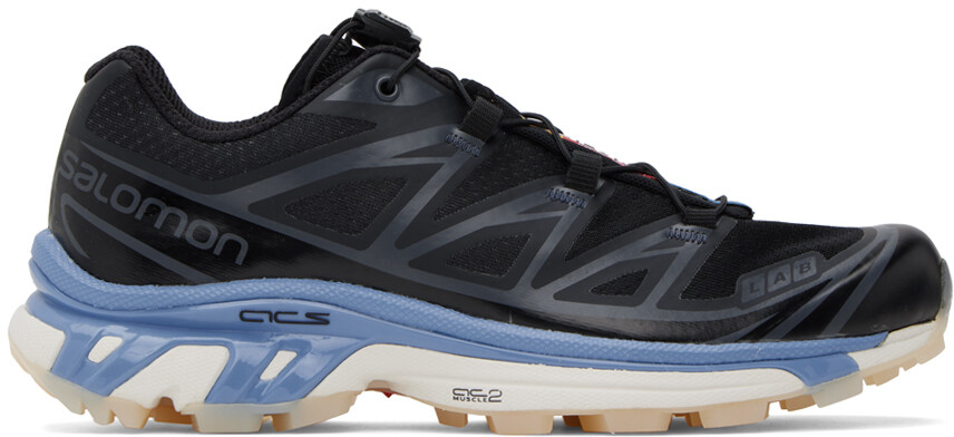 

Черные прозрачные кроссовки Salomon XT-6, Черный
