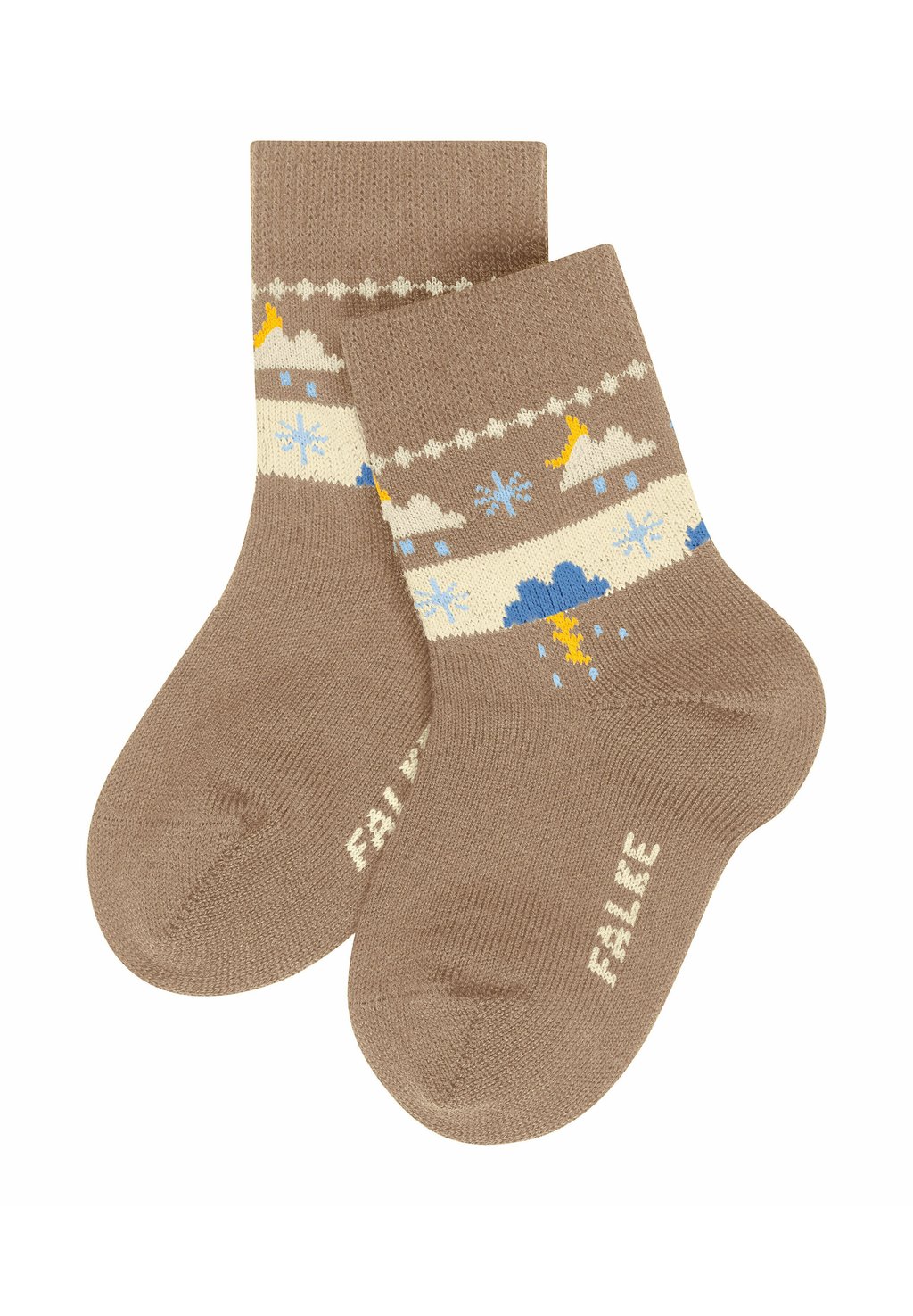 

Носки BABY WEATHER FAIR ISLE WARM FALKE, цвет camel