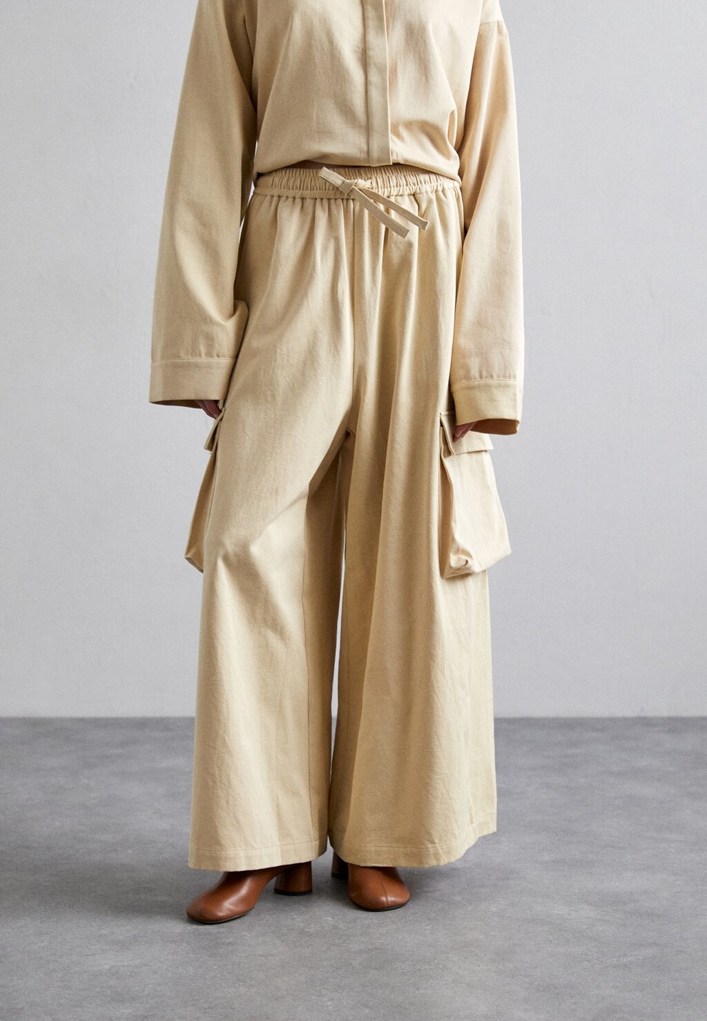 

Брюки карго NALO POCKET PANTS STAMM, цвет off-white