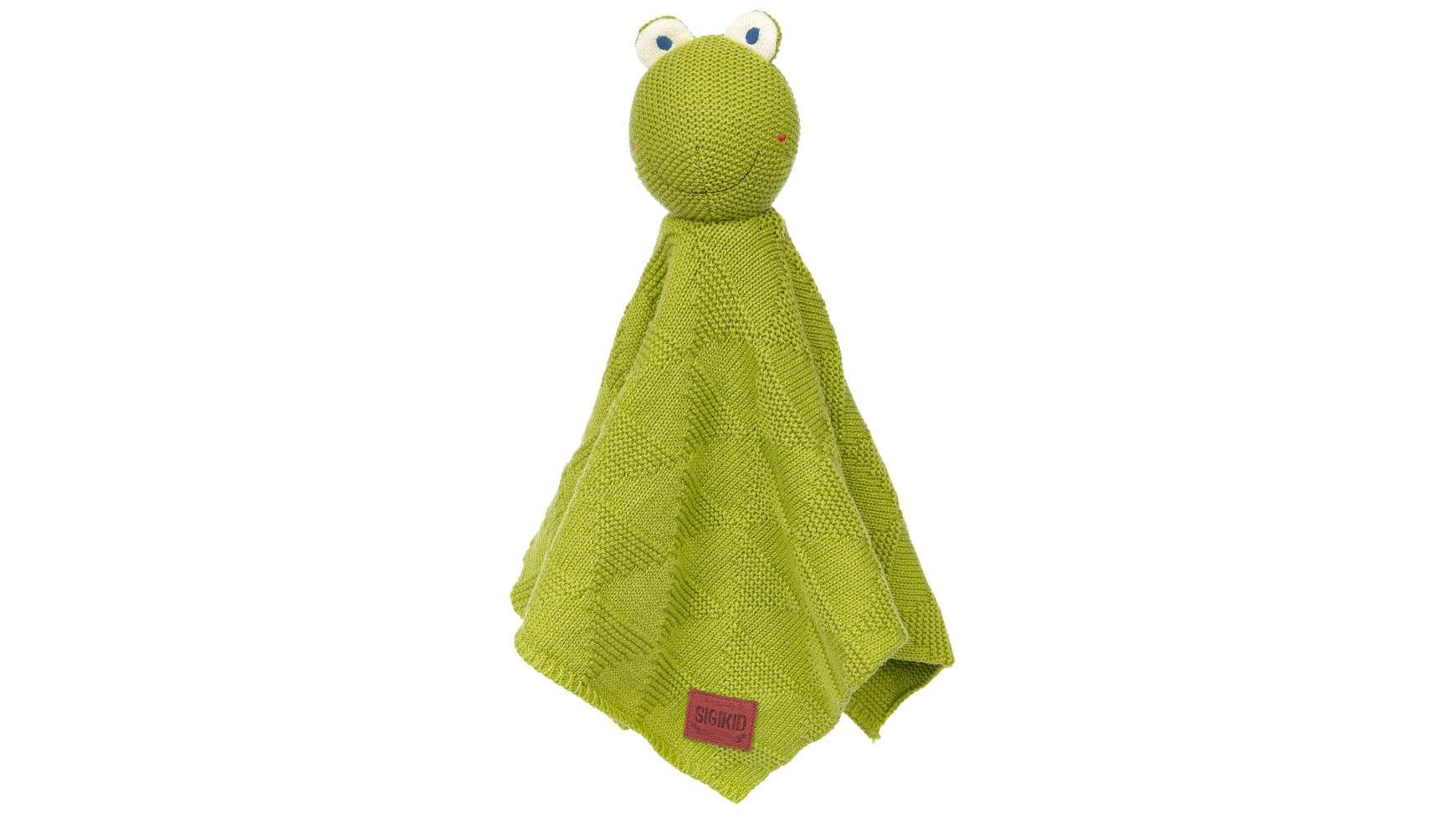 Детское вязаное одеяло-лягушка Sigikid детское одеяло bunny зеленая органическая коллекция sigikid