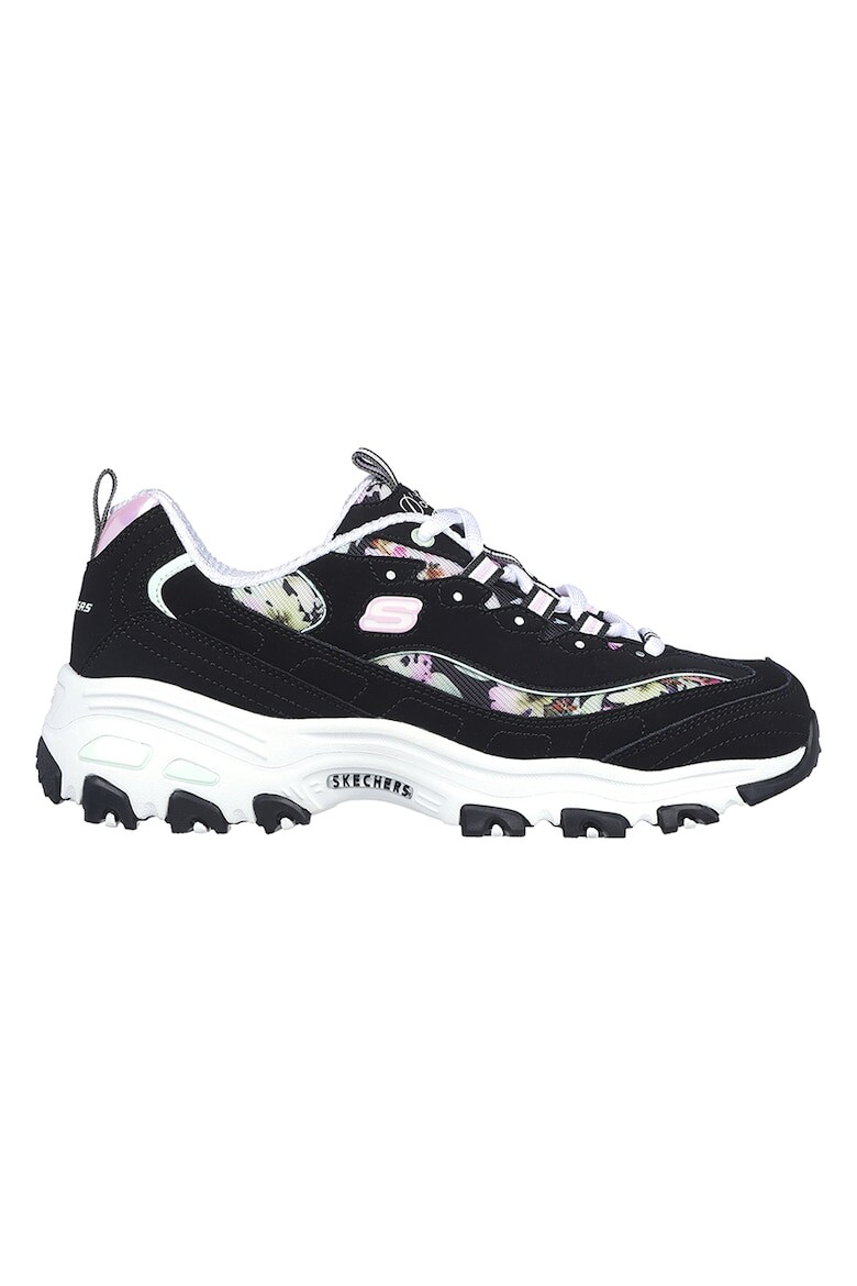 

Спортивные туфли D'Lites F с цветочным узором Skechers, черный