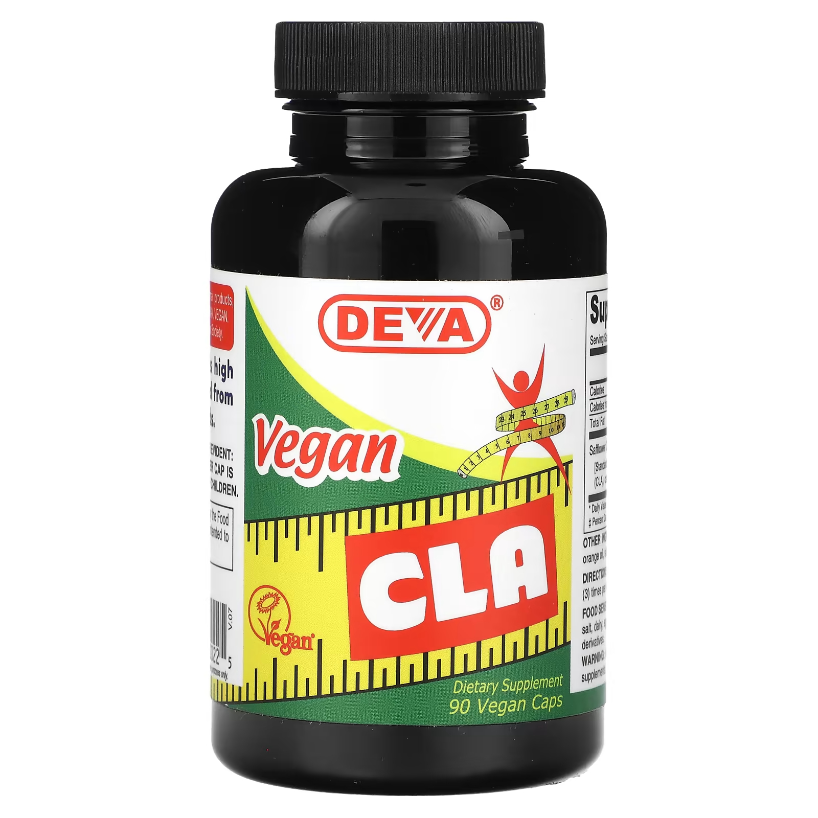 Пищевая добавка Deva Vegan CLA, 90 веганских капсул пищевая добавка deva биотин 90 капсул