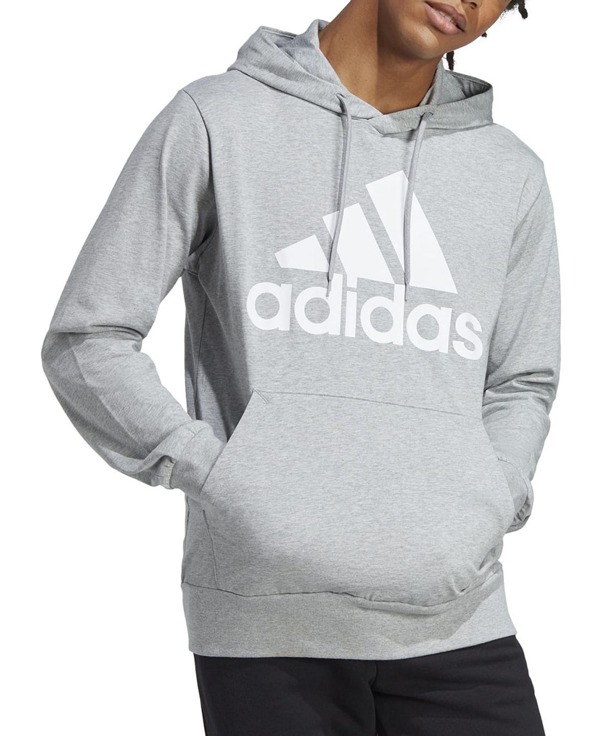 Мужская толстовка с логотипом из джерси Essentials Performance adidas толстовка adidas stadium fleece badge of sport sweatshirt бежевый