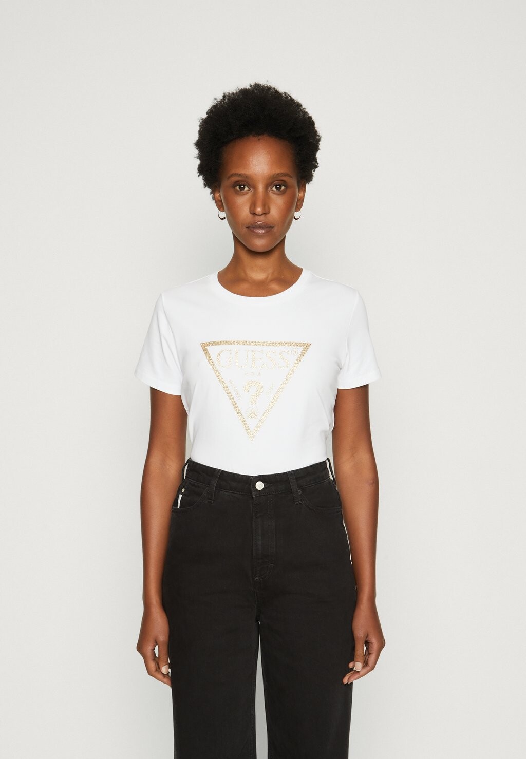 

Футболка с принтом Triangle Guess, цвет pure white