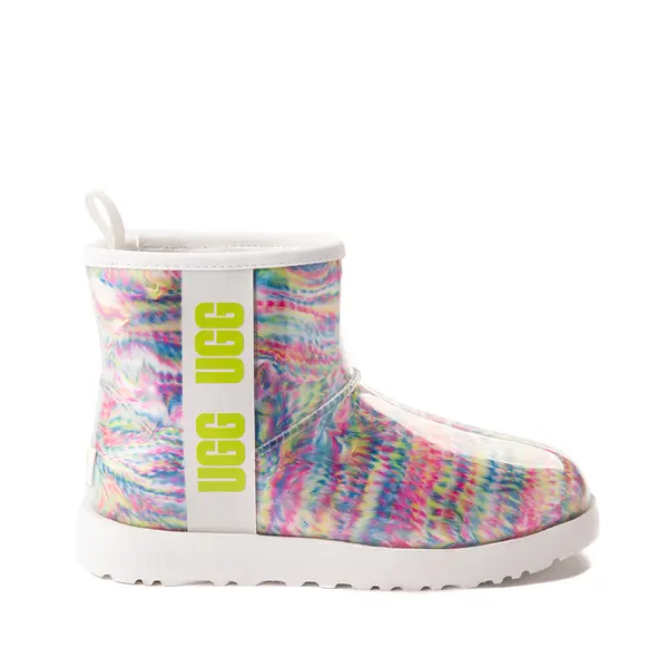 

Женские пиксельные ботинки UGG Classic Clear Mini II, мультиколор