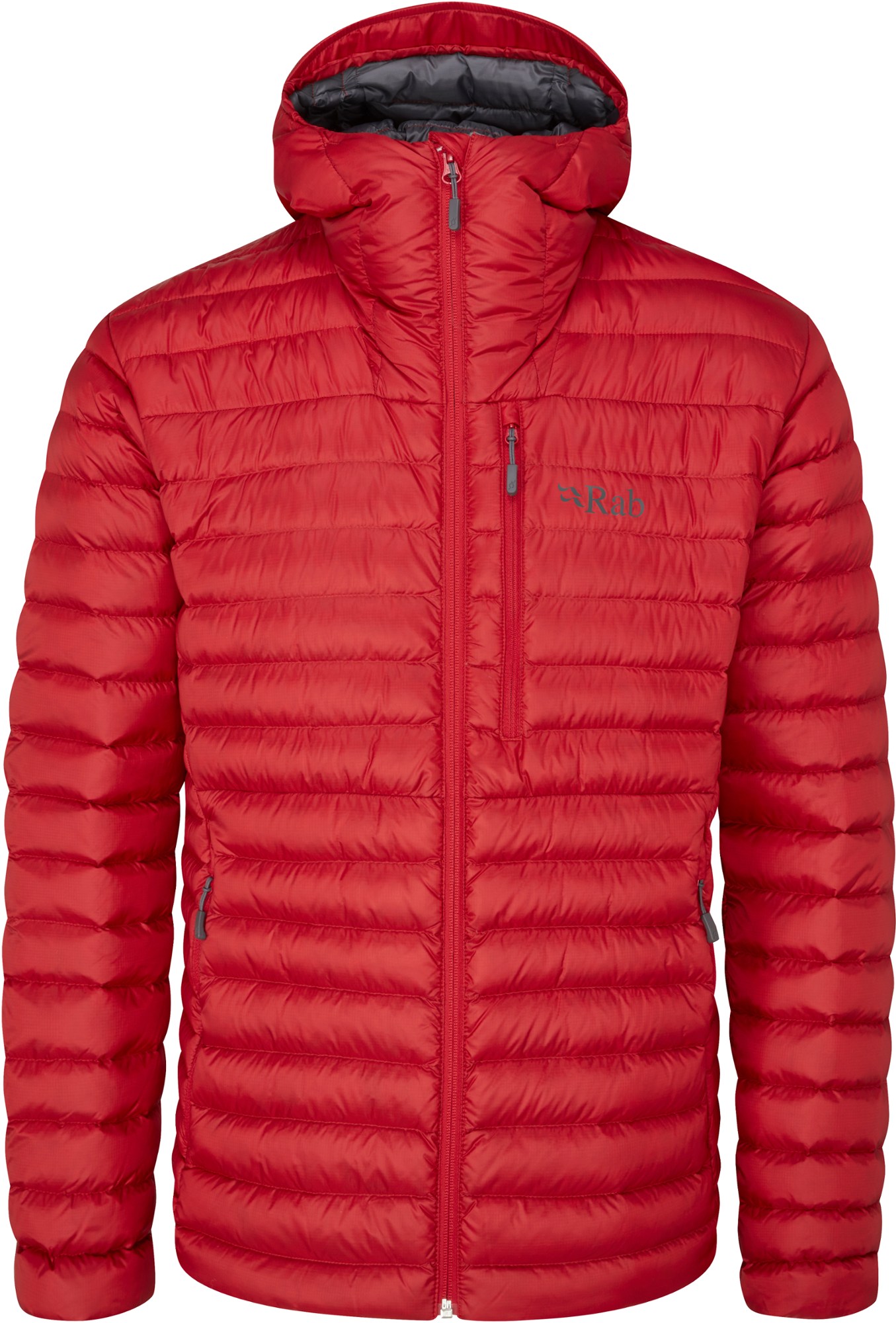 Пуховик Microlight Alpine - мужской Rab, красный куртка rab microlight alpine down красный