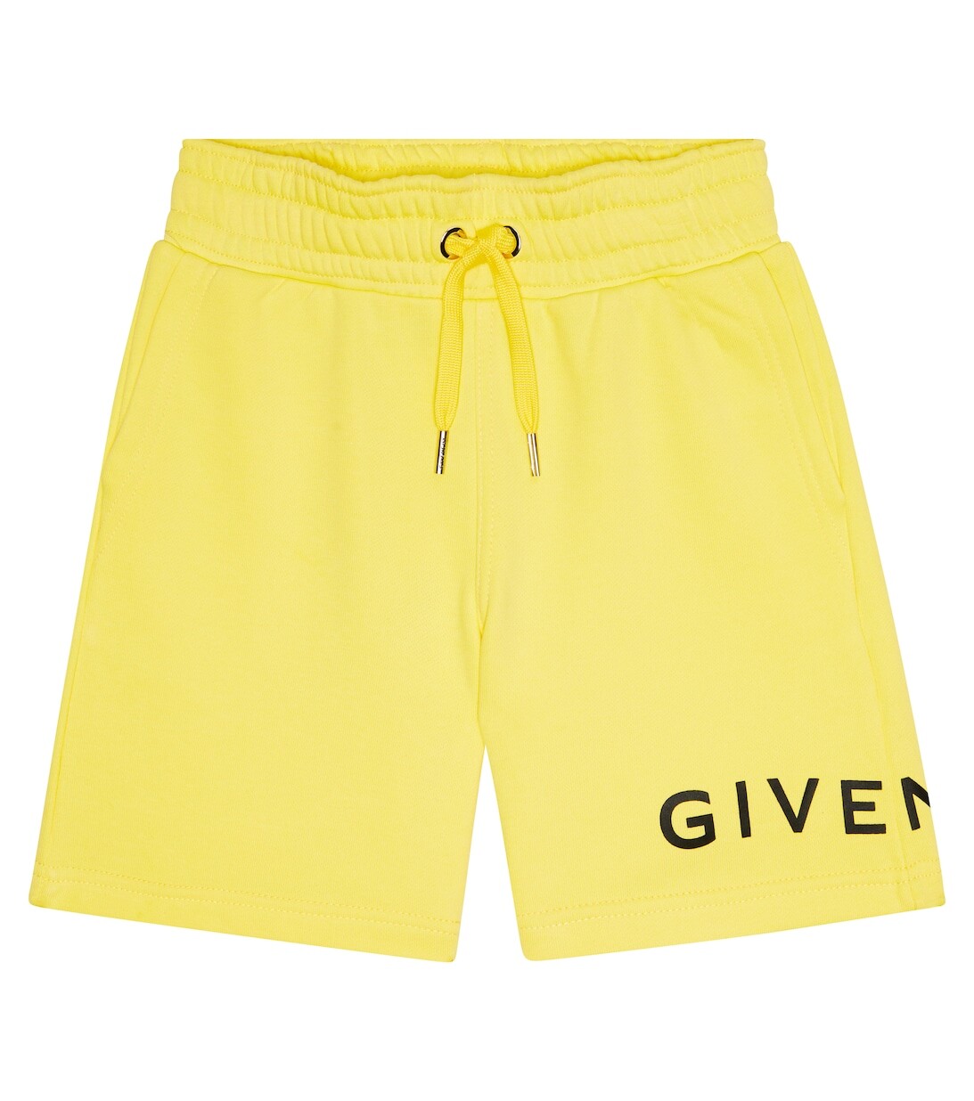 

Шорты из смесового хлопка с логотипом Givenchy Kids, желтый