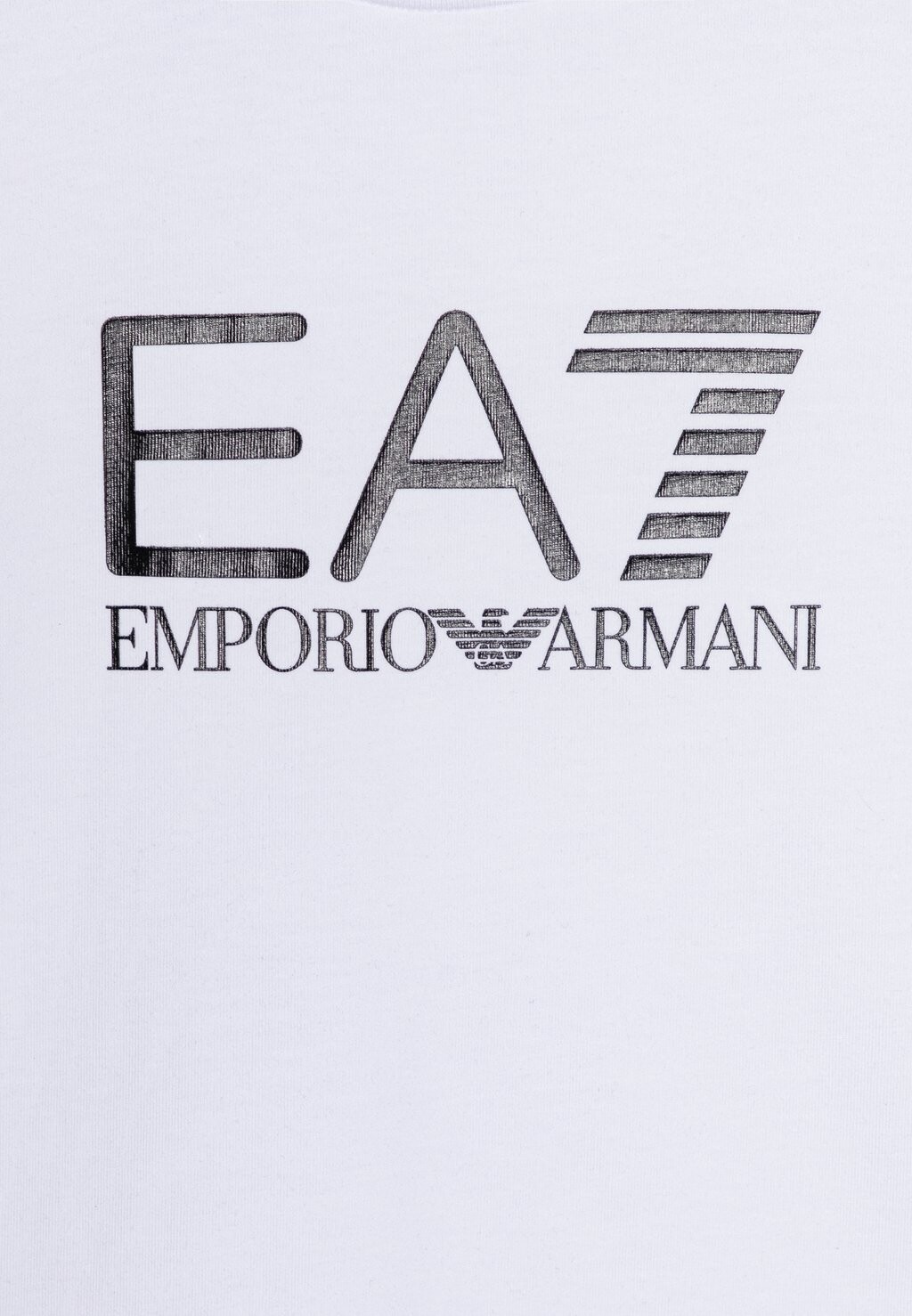 

Футболка с принтом EA7 Emporio Armani, белая