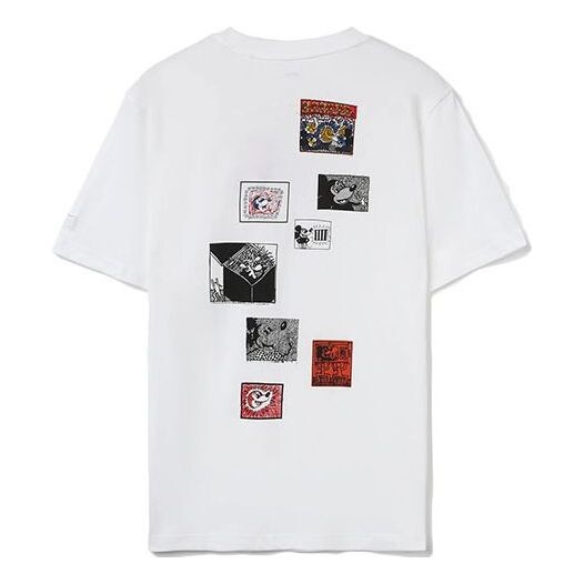 

Футболка x disney кроссовер футболка mickey x keith haring Li-Ning, белый