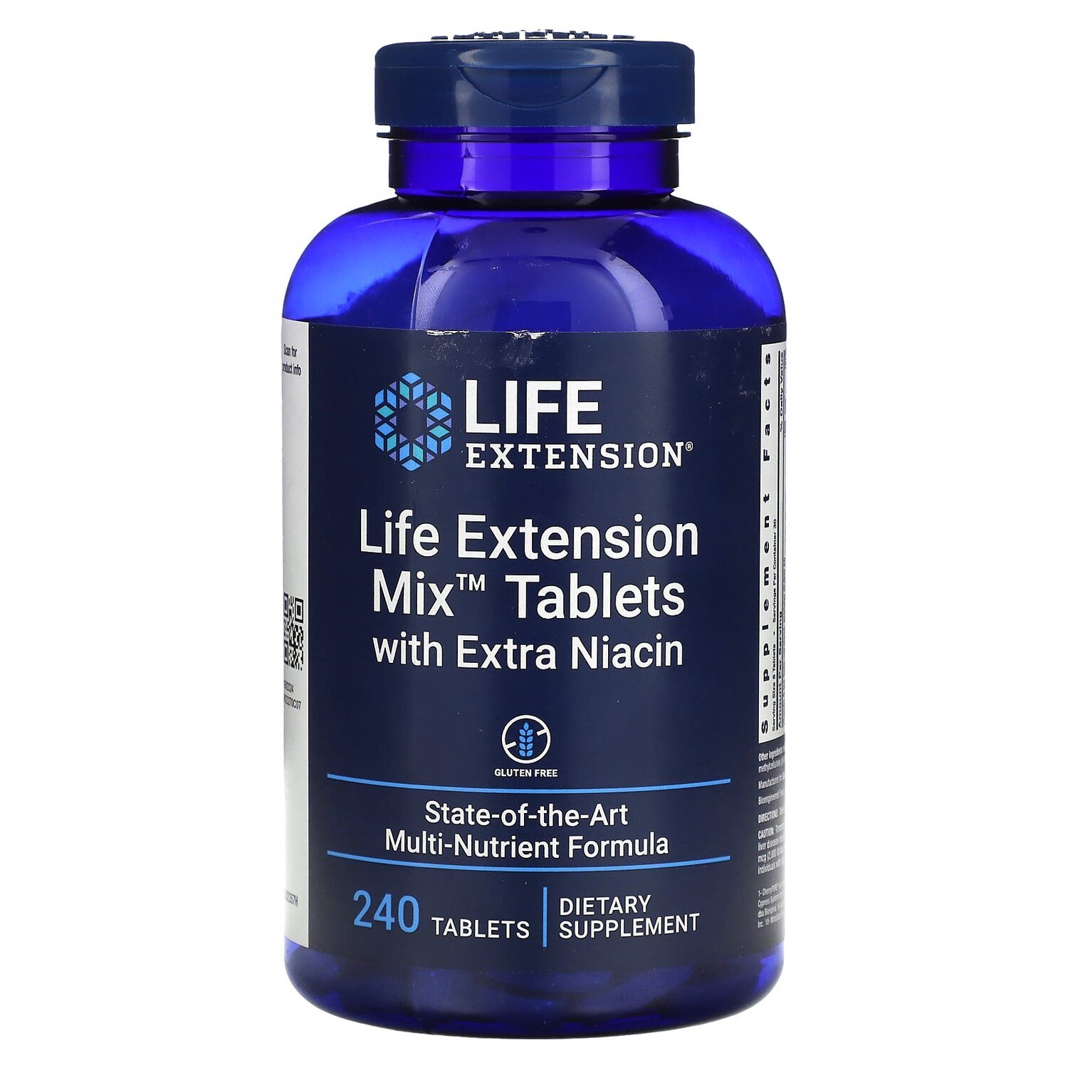 

Таблетки Life Extension Mix с дополнительным ниацином, 240 таблеток, Life Extension