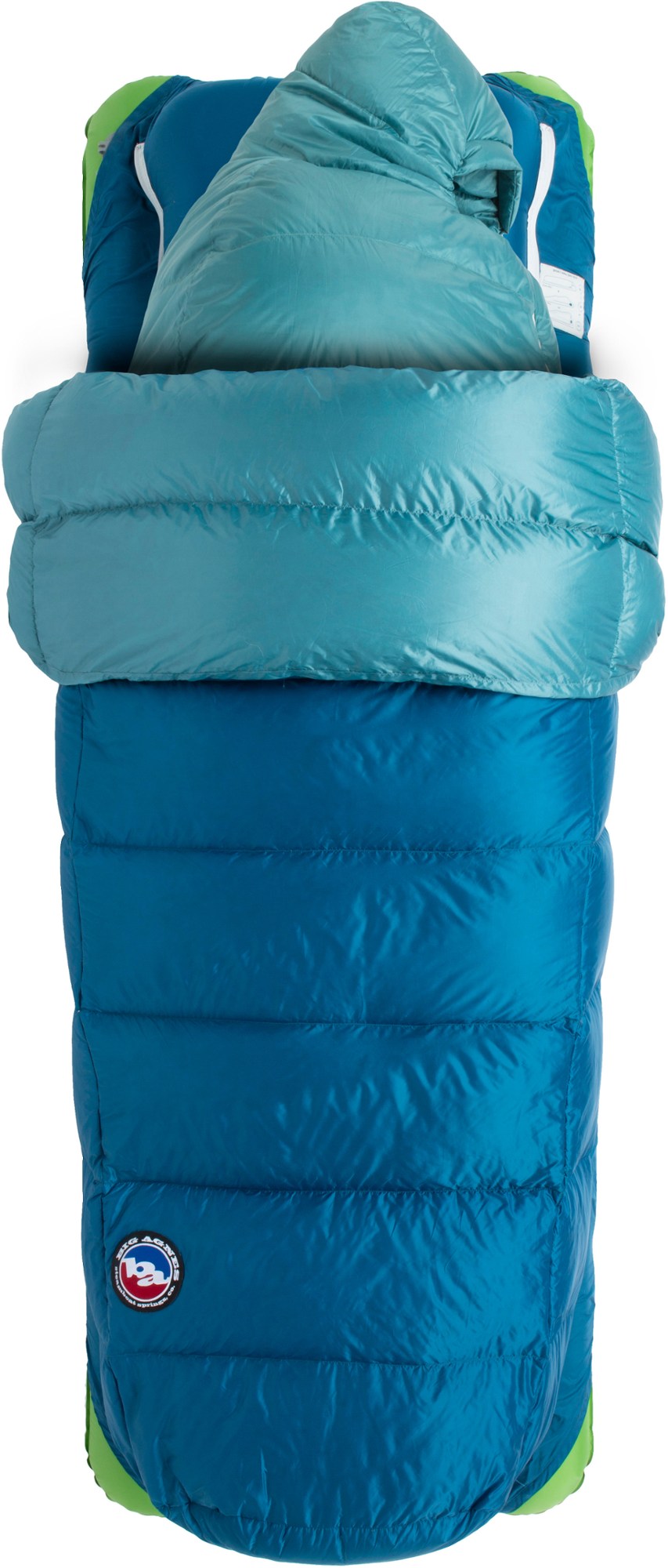 двойной спальный мешок dream island синтетика 20f big agnes светло голубой оранжевый Спальный мешок Roxy Ann 3N1 15 - женский Big Agnes, синий