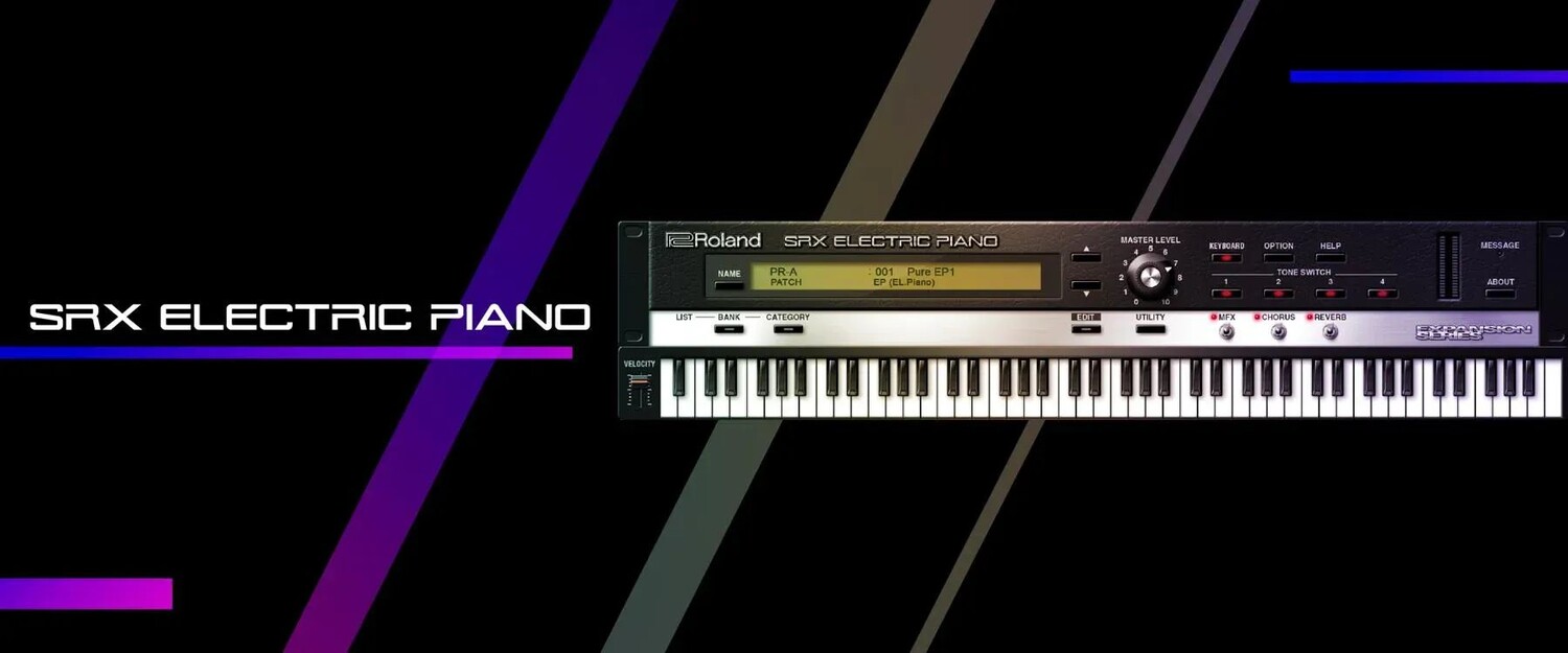 

Программное обеспечение для синтезатора электрического фортепиано Roland SRX