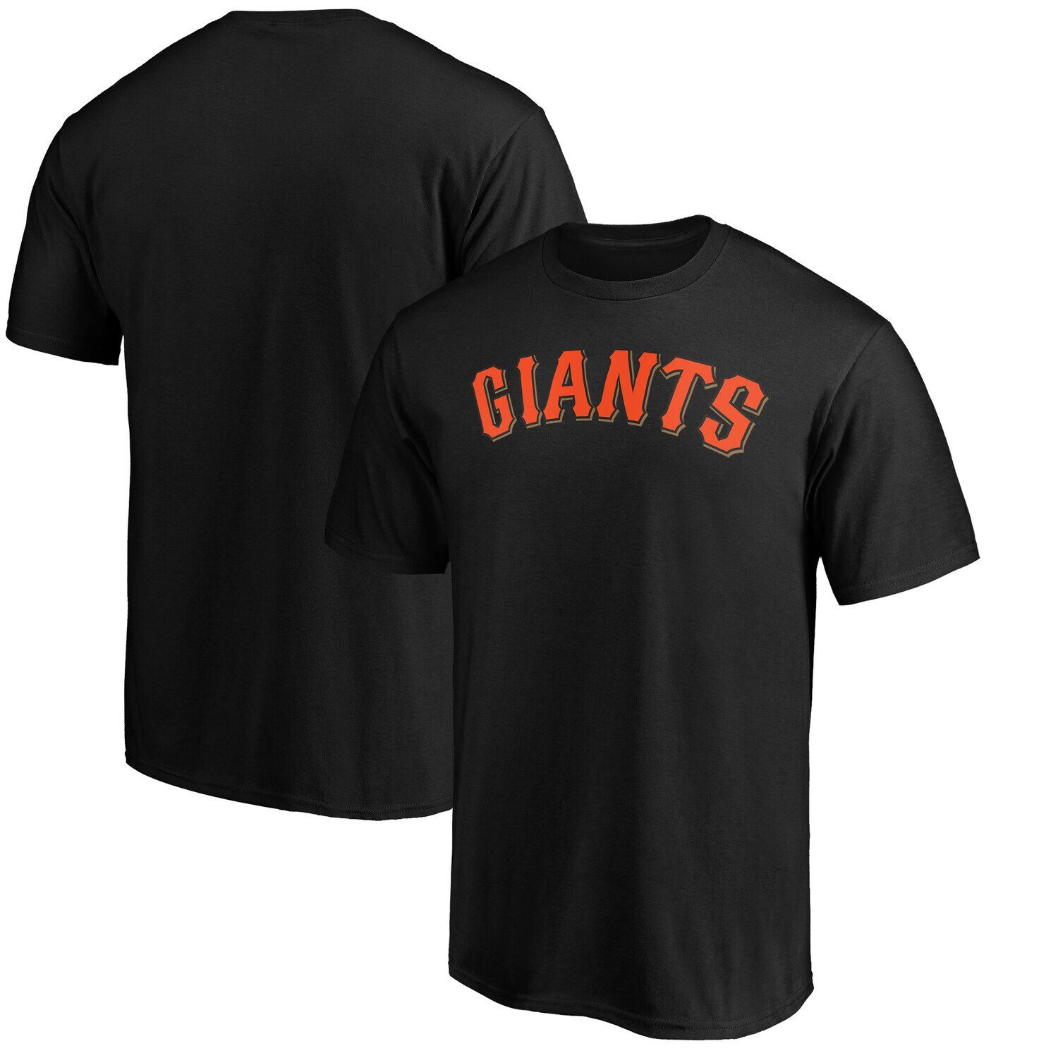 

Мужская черная футболка Fanatics с официальной надписью San Francisco Giants, Черный