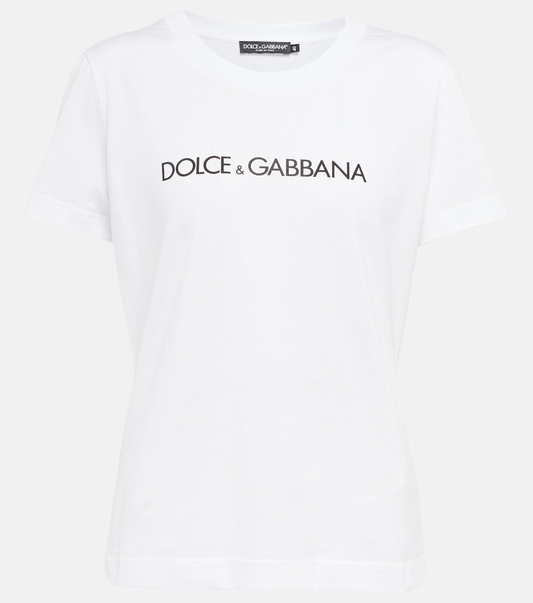 

Футболка из хлопкового джерси с логотипом DOLCE&GABBANA, белый